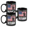 4th of July Saluting Veteran American Flag Reusable Ceramic Coffee Mug 12 oz.
